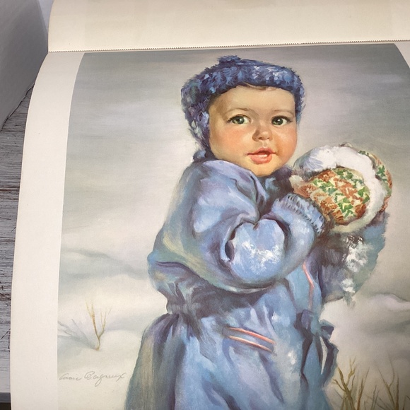 Vintage Ariana Beigneux Vintage Print Set on 1951 Calendar - Picture 10 of 14